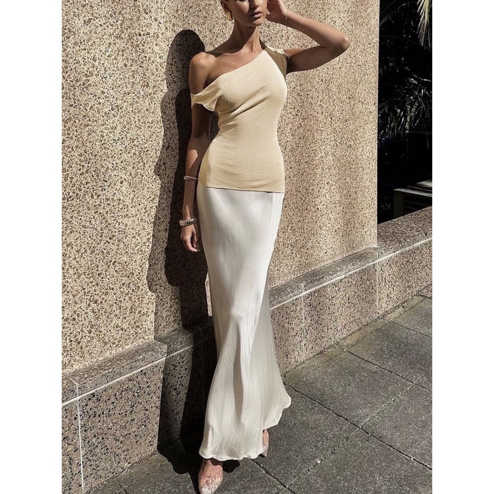 Commense Solid Asymmetrical Neck‎ Sweater Vest si… - image 3